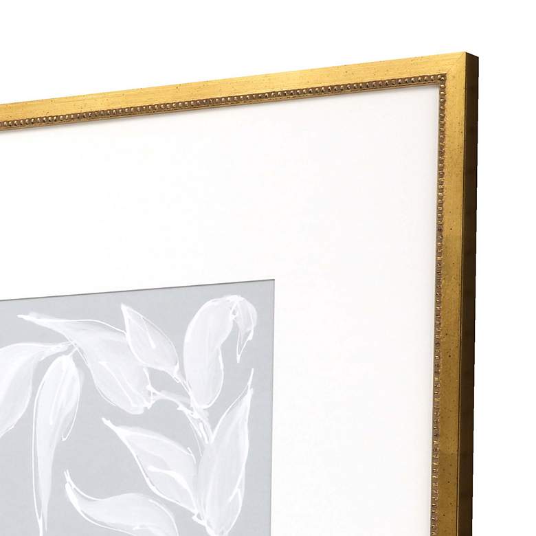 Image 3 Leaf Study 20" Square 4-Piece Giclee Framed Wall Art Set more views