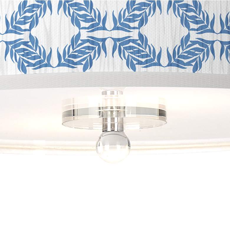 Image 3 Leaf Symmetry Giclee 16 inch Wide Semi-Flush Ceiling Light more views