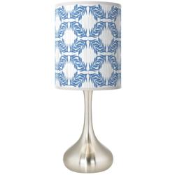 Leaf Symmetry Giclee Droplet Table Lamp