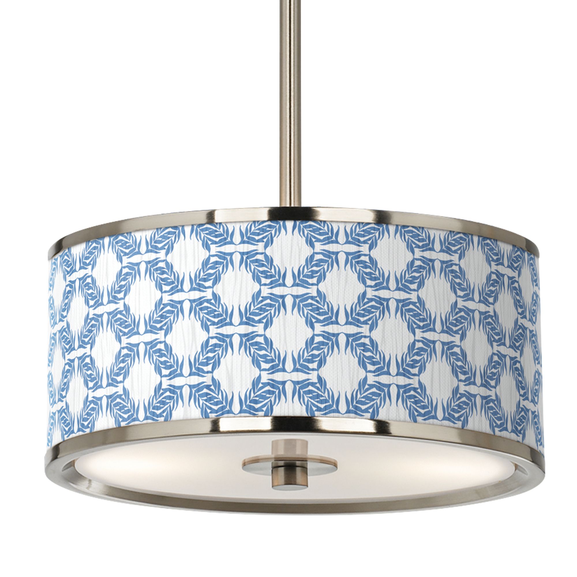 Image 3 Leaf Symmetry Giclee Glow 10 1/4" Wide Pendant Light more views