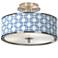Leaf Symmetry Giclee Glow 14" Wide Ceiling Light