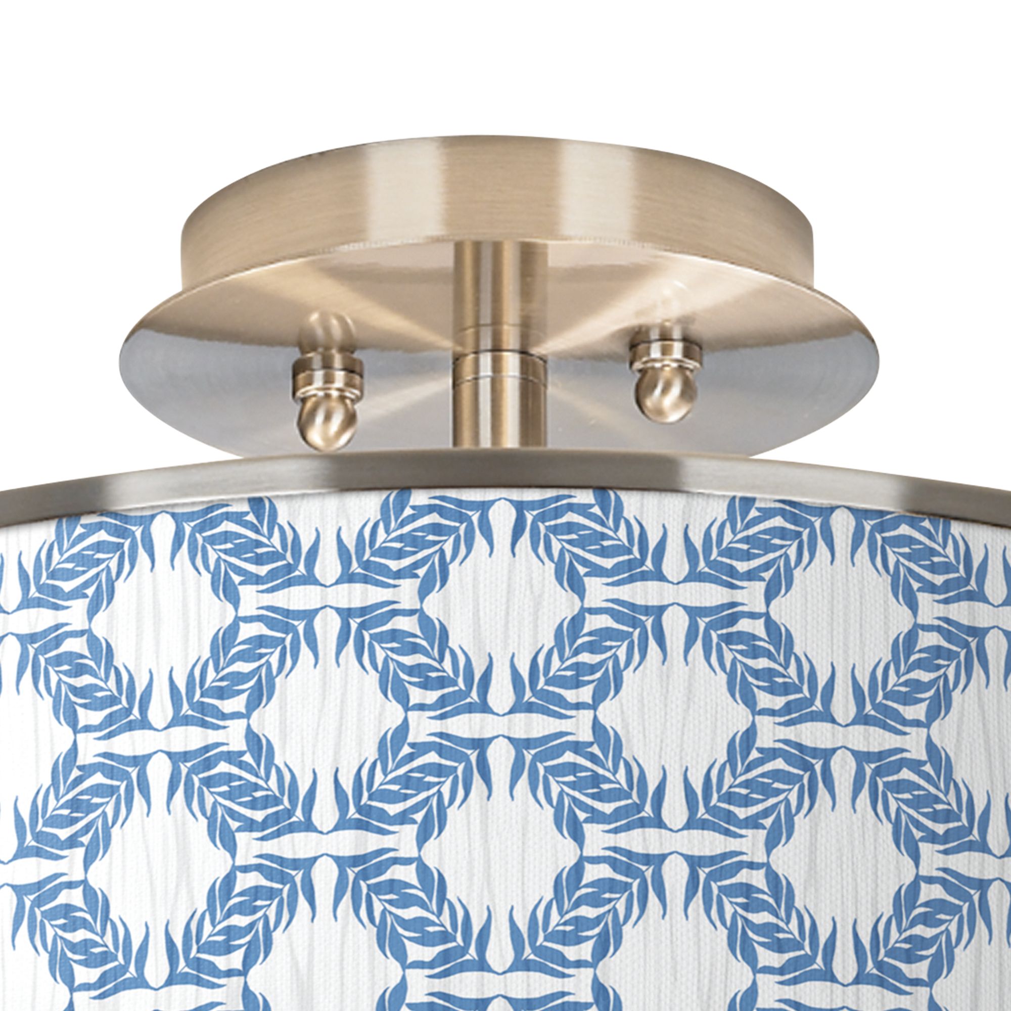 Image 2 Leaf Symmetry Giclee Glow 14" Wide Ceiling Light more views