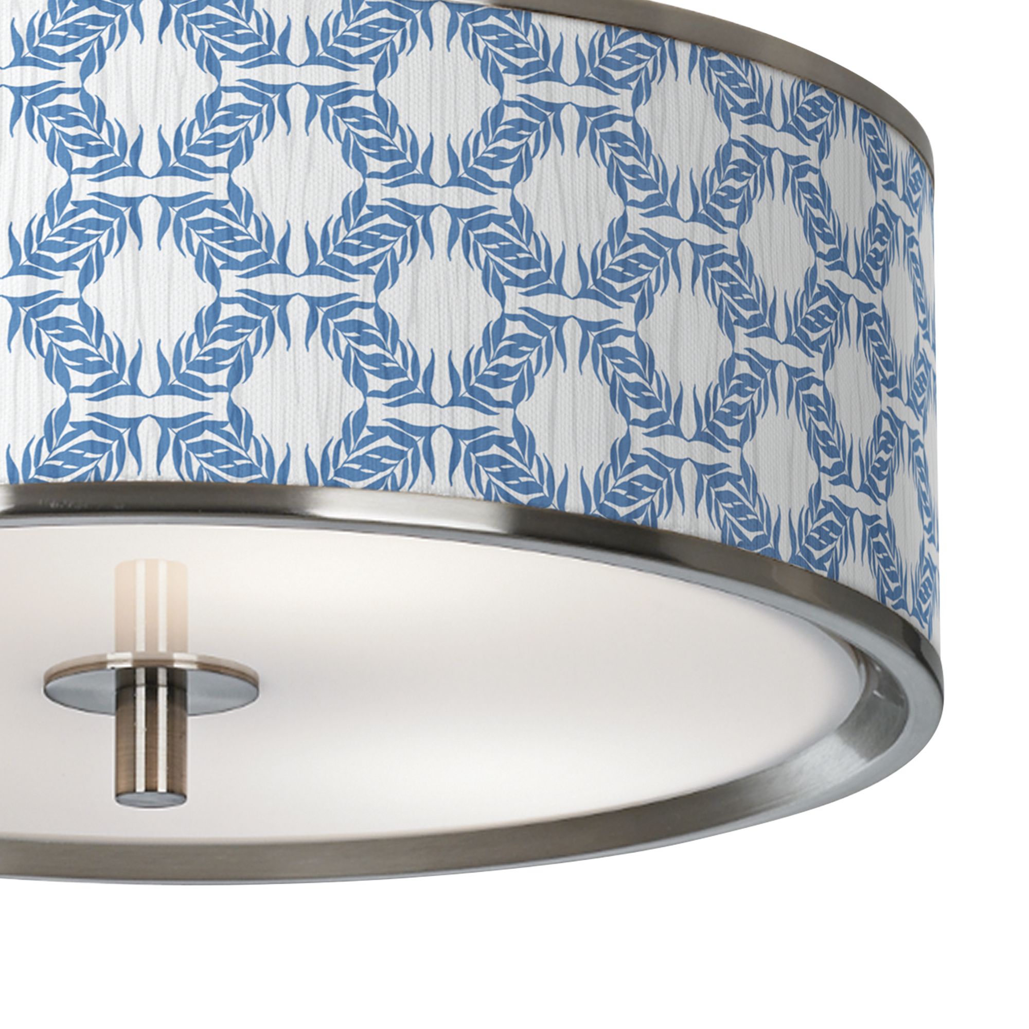 Image 3 Leaf Symmetry Giclee Glow 14" Wide Ceiling Light more views