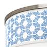 Thumbnail2 of Leaf Symmetry Giclee Nickel 20 1/4" Wide Ceiling Light more views