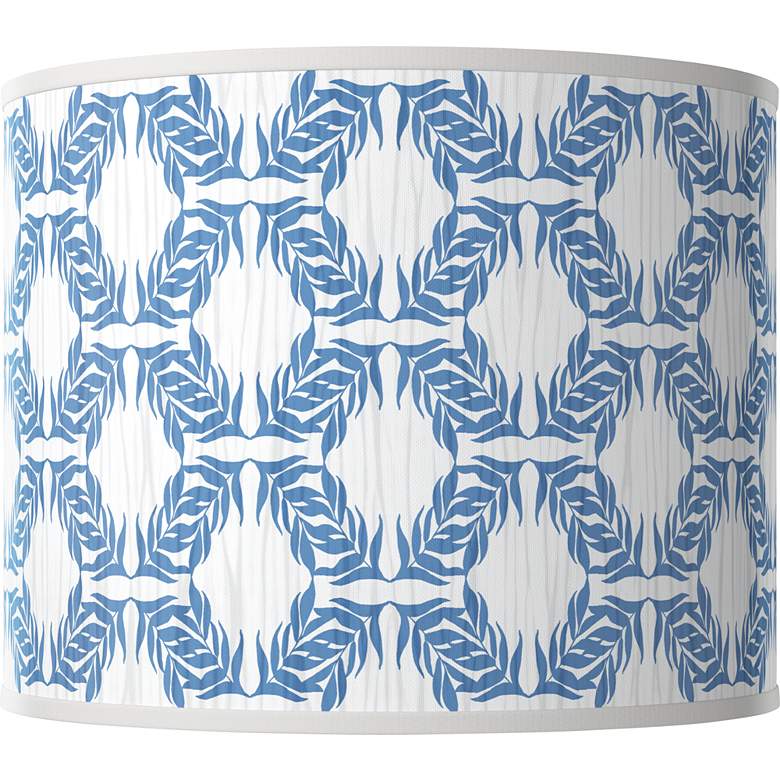 Image 1 Leaf Symmetry Giclee Round Drum Lamp Shade 14x14x11 (Spider)