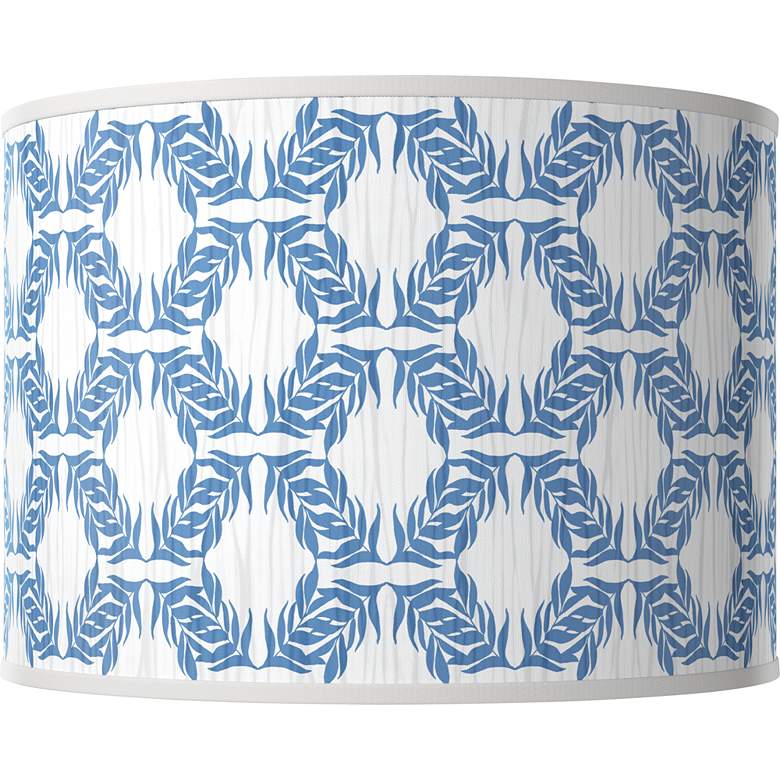 Image 1 Leaf Symmetry Giclee Round Drum Lamp Shade 15.5x15.5x11 (Spider)