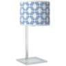Leaf Symmetry Glass Inset Table Lamp