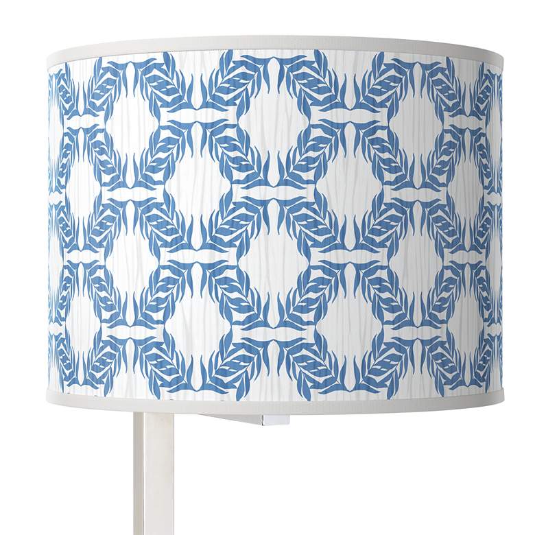 Image 2 Leaf Symmetry Glass Inset Table Lamp more views