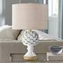 1_Leafy Artichoke Off-White Ceramic Accent Table Lamp
