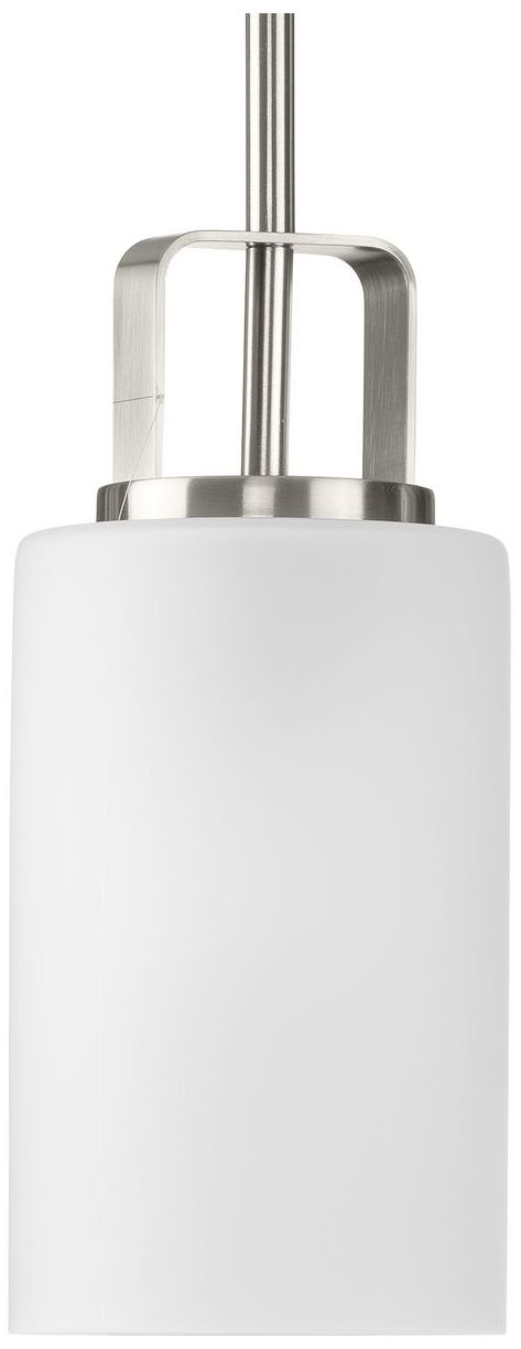 League Collection One-Light Etched Glass Mini-Pendant Hanging Light