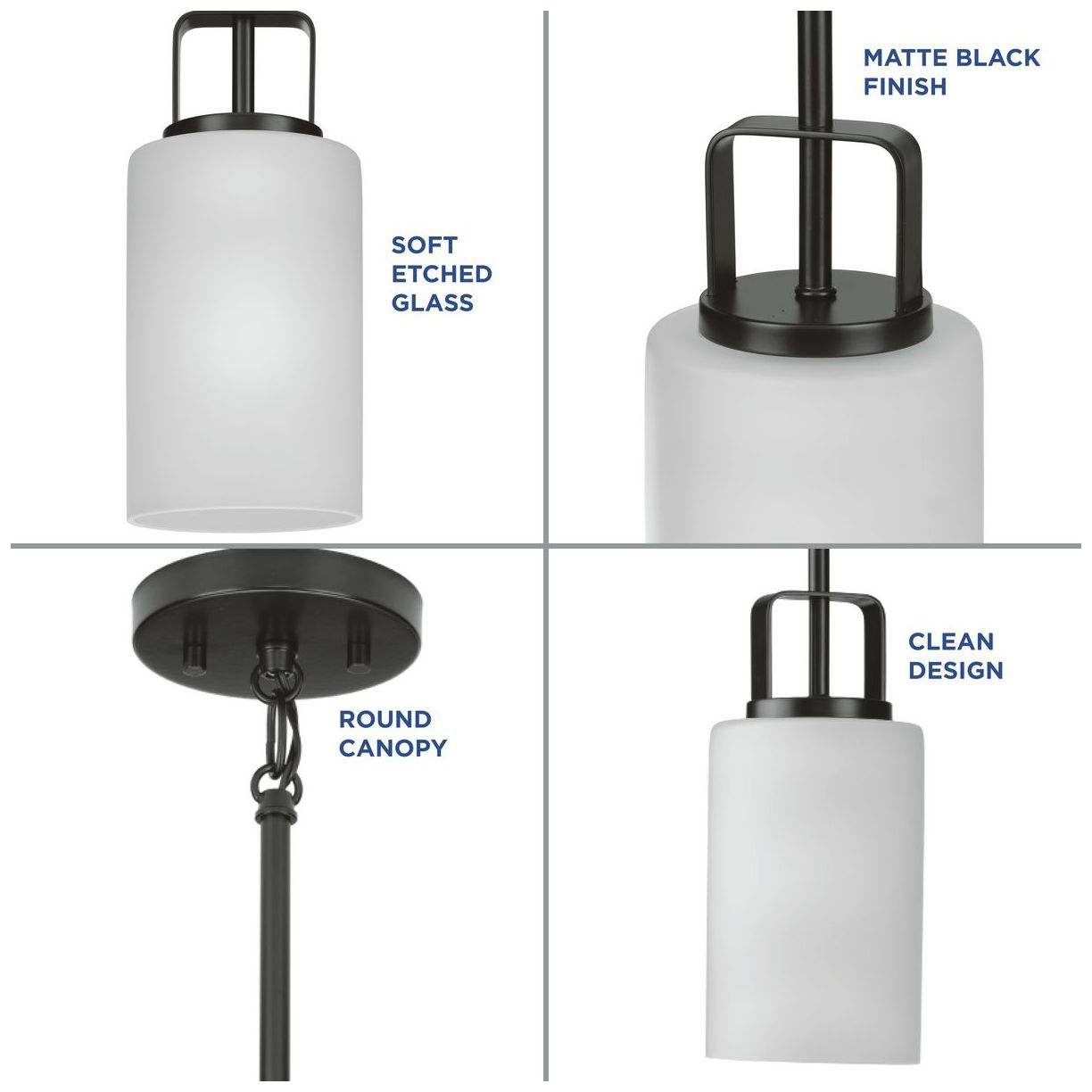Image 6 League Collection One-Light Etched Glass Mini-Pendant Hanging Light more views