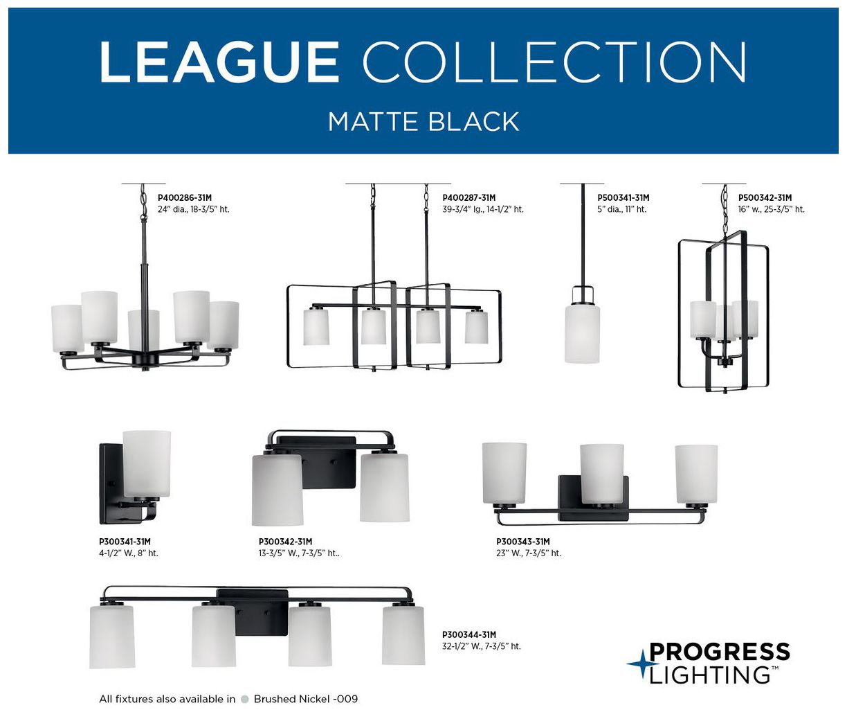 League Collection Three-Light Etched Glass Foyer Chandelier Light