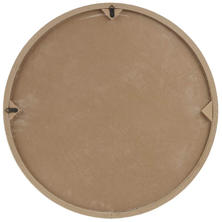 Image 5 Leah Medallion 27" Round Wood Framed Wall Art more views