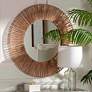 1_Leala Natural Brown Jute 31 1/2" Round Wall Mirror