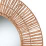 4_Leala Natural Brown Jute 31 1/2" Round Wall Mirror more views
