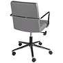 Leander Gray Adjustable Swivel Office Chair