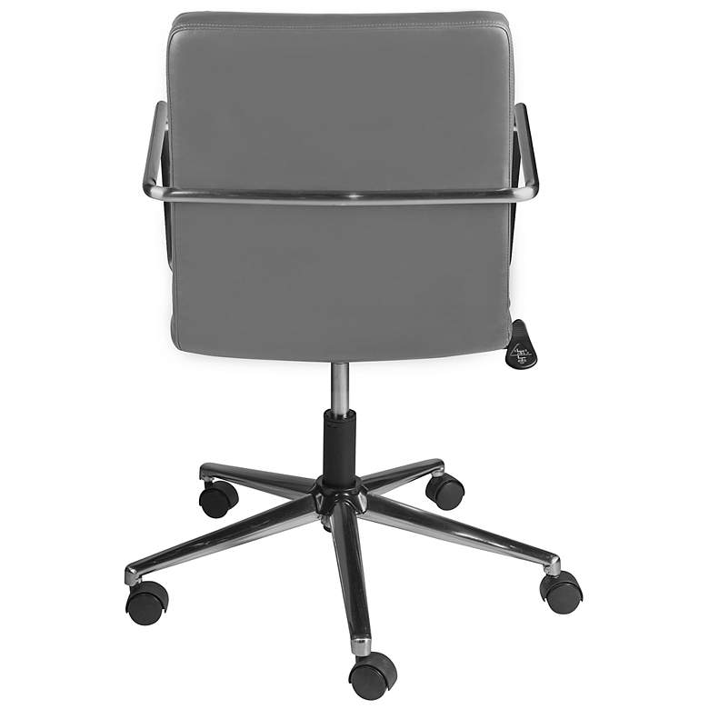 Image 5 Leander Gray Adjustable Swivel Office Chair more views