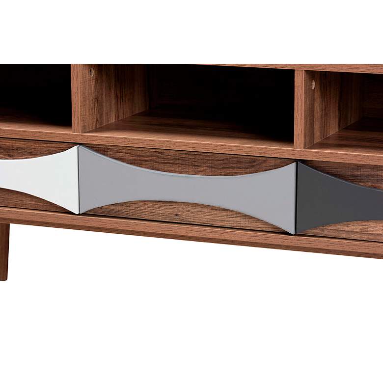 Image 3 Leane 47 1/4" Wide Natural Brown 3-Drawer TV Stand more views