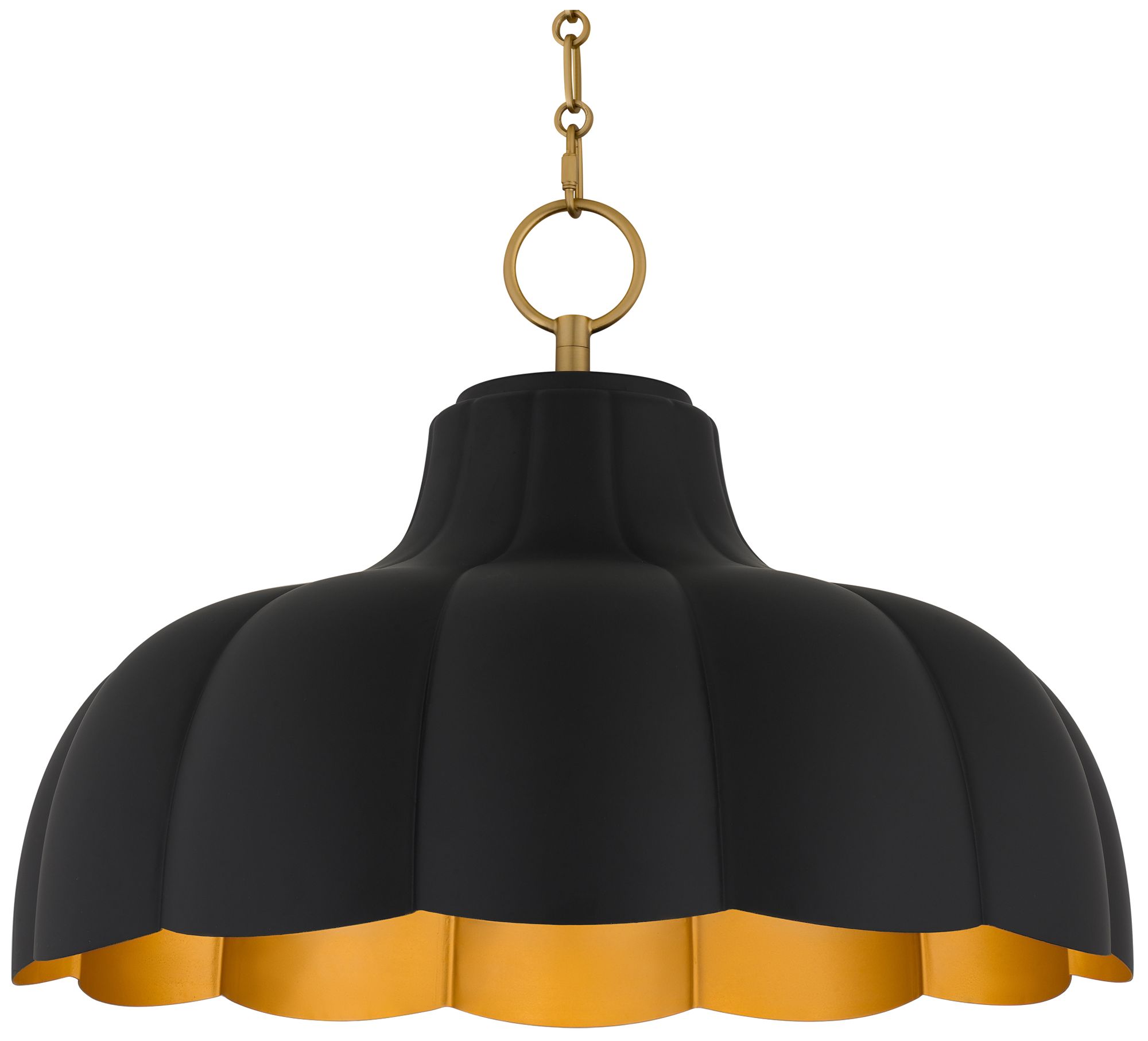 Leanne 4-Light Matte Black Pendant Light