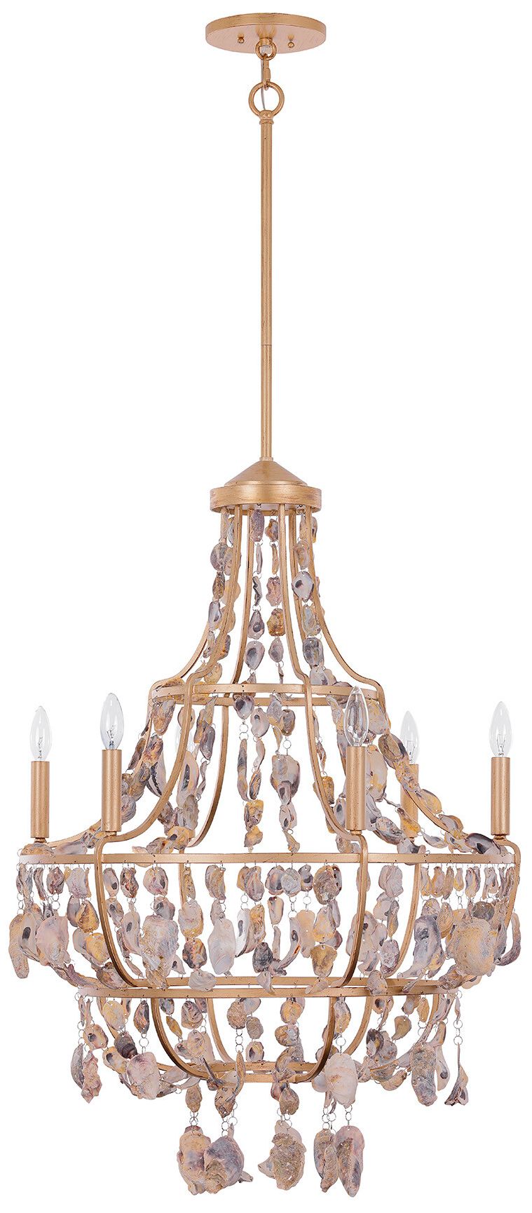 Image 4 Leanne 6-Light Chandelier in Chandon by Breegan Jane more views