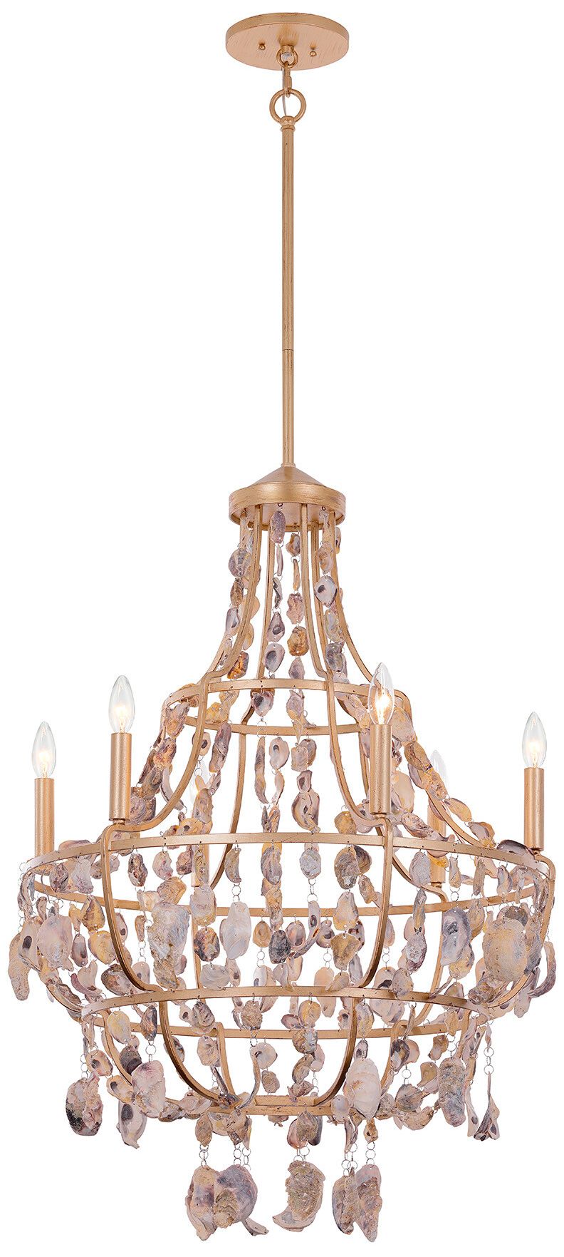 Image 5 Leanne 6-Light Chandelier in Chandon by Breegan Jane more views
