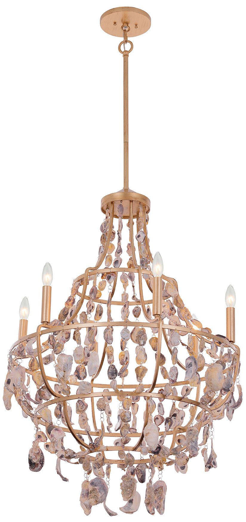 Image 6 Leanne 6-Light Chandelier in Chandon by Breegan Jane more views