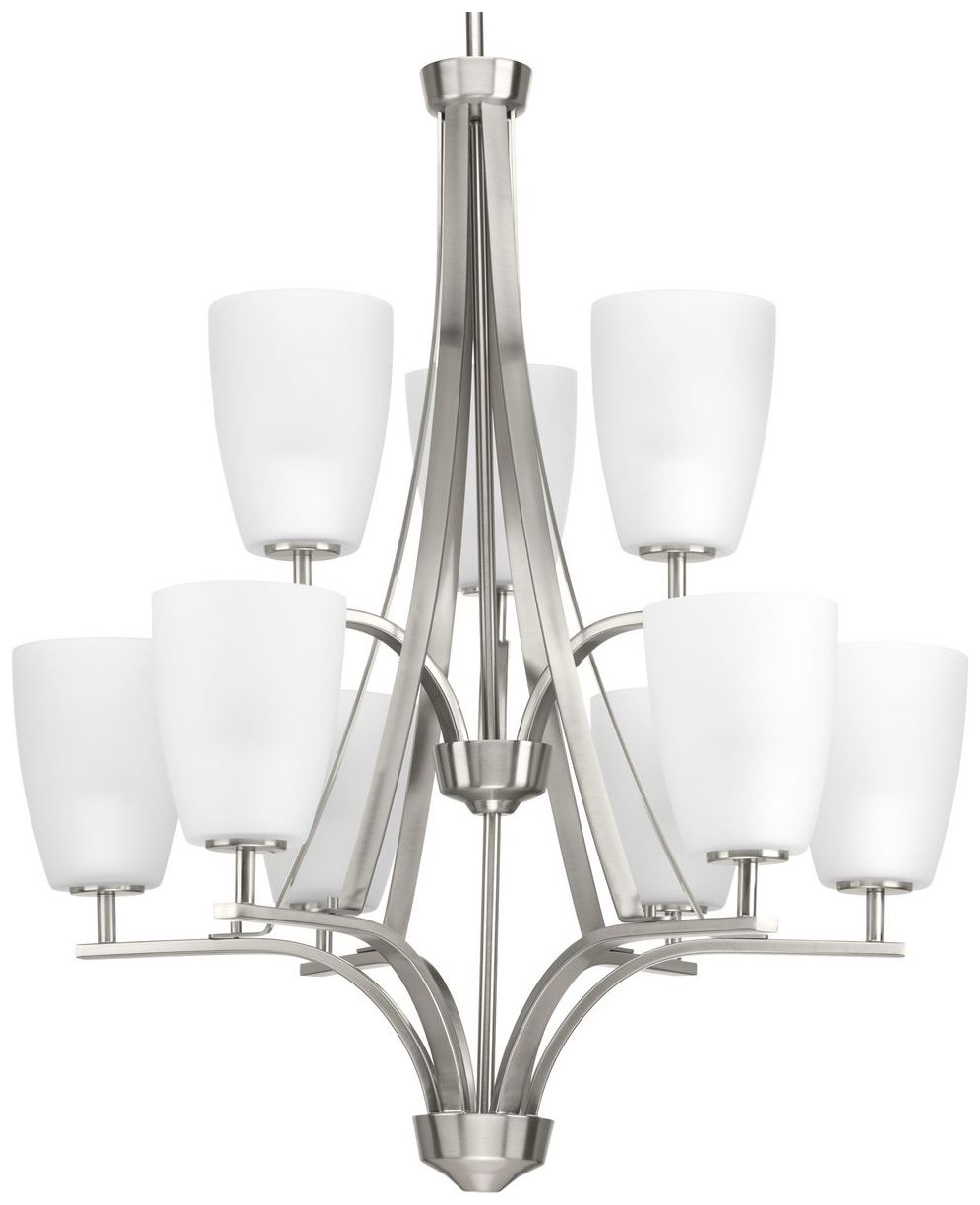 Leap Collection Nine-Light Chandelier