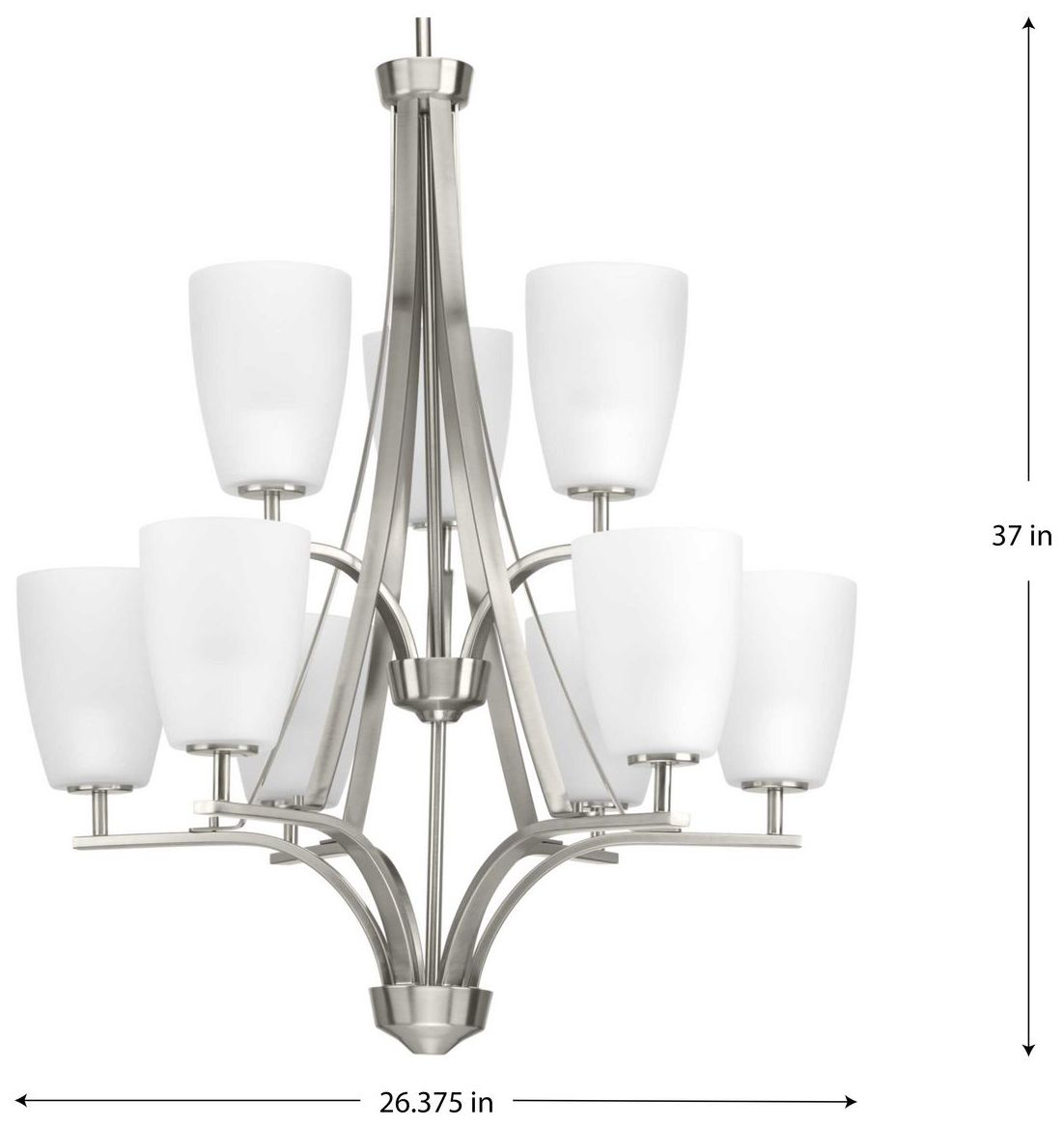 Image 4 Leap Collection Nine-Light Chandelier more views