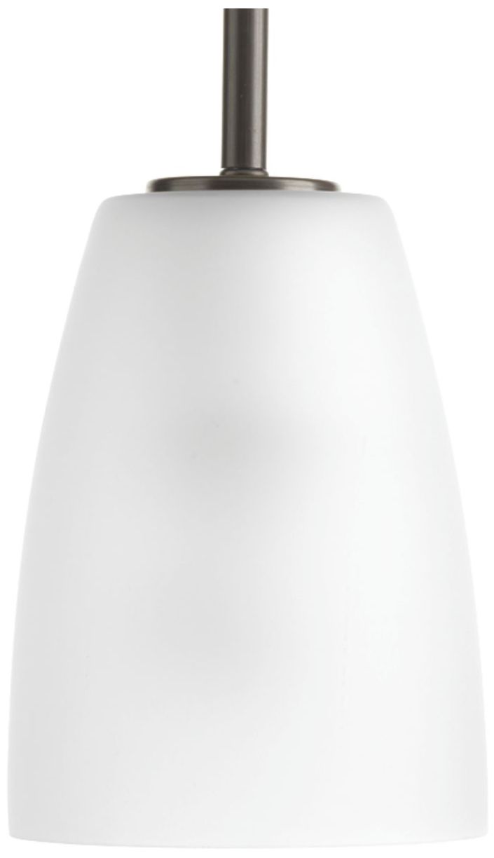 Leap Collection One-Light Etched Glass Pendant Light