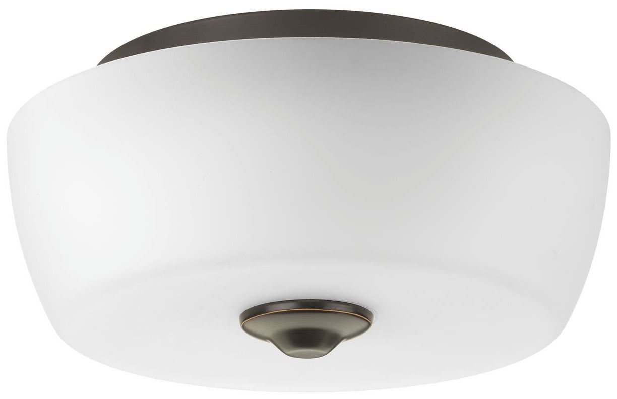 Leap Collection Two-Light 14" Flush Mount