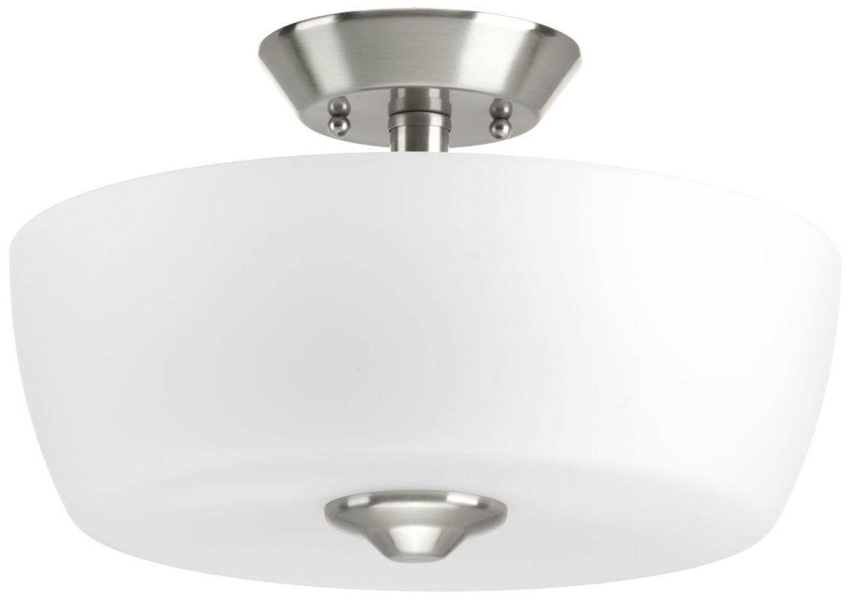 Leap Collection Two-Light 14" Semi-Flush Mount Convertible