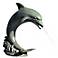 Leaping Dolphin 20" High Pond Spitter Fountain