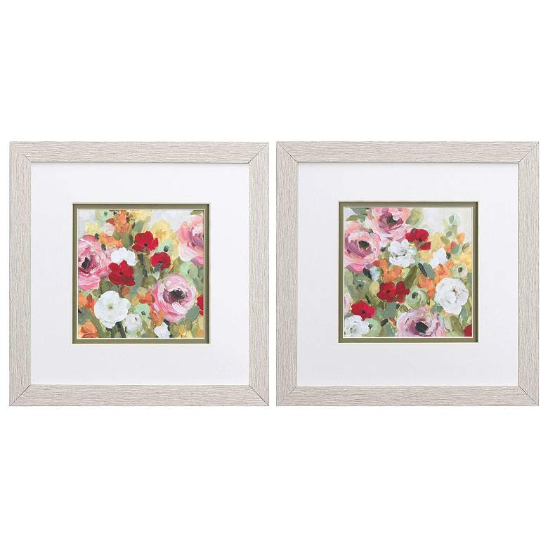 Image 1 Leas Garden 11"W x 11"H Framed Art Set of 2