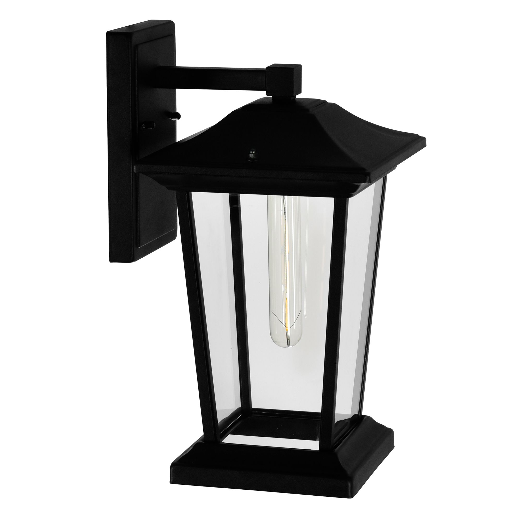 Image 3 Leawood 1 Light 8in Black Outdoor Wall Light more views