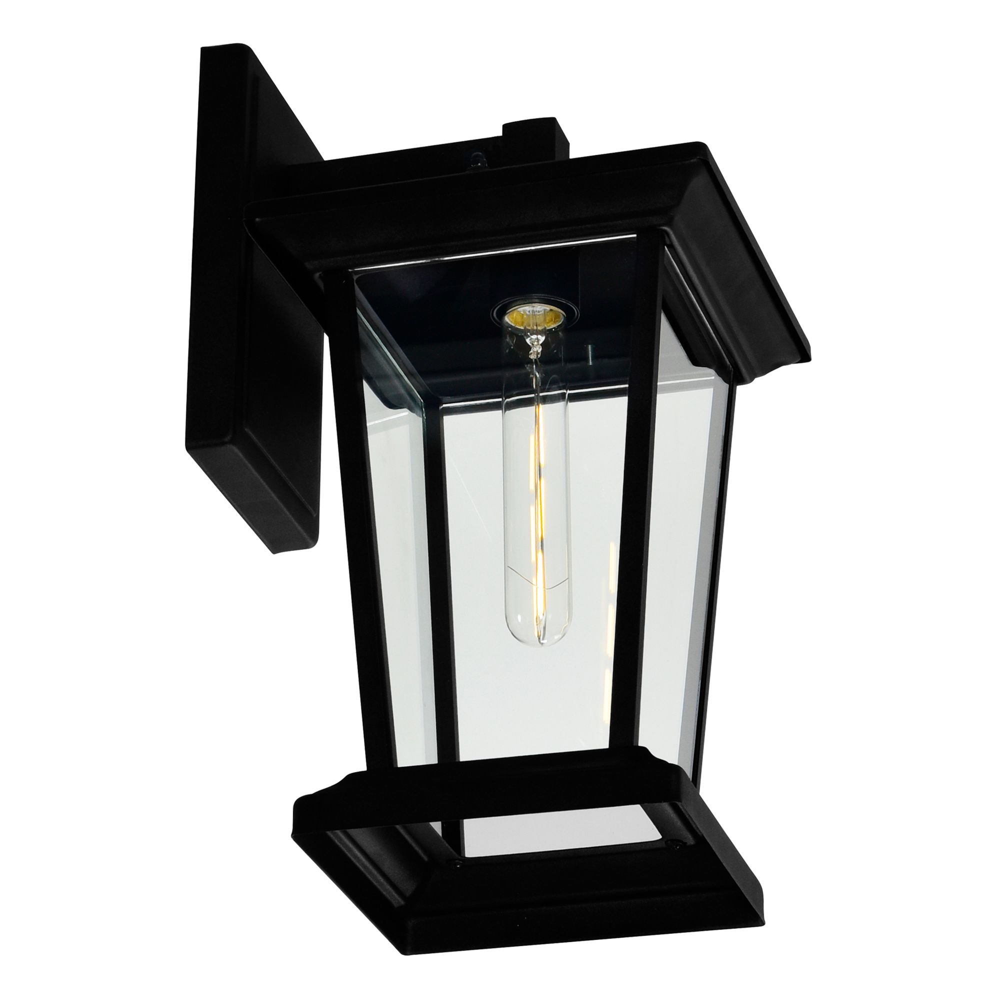 Image 4 Leawood 1 Light 8in Black Outdoor Wall Light more views