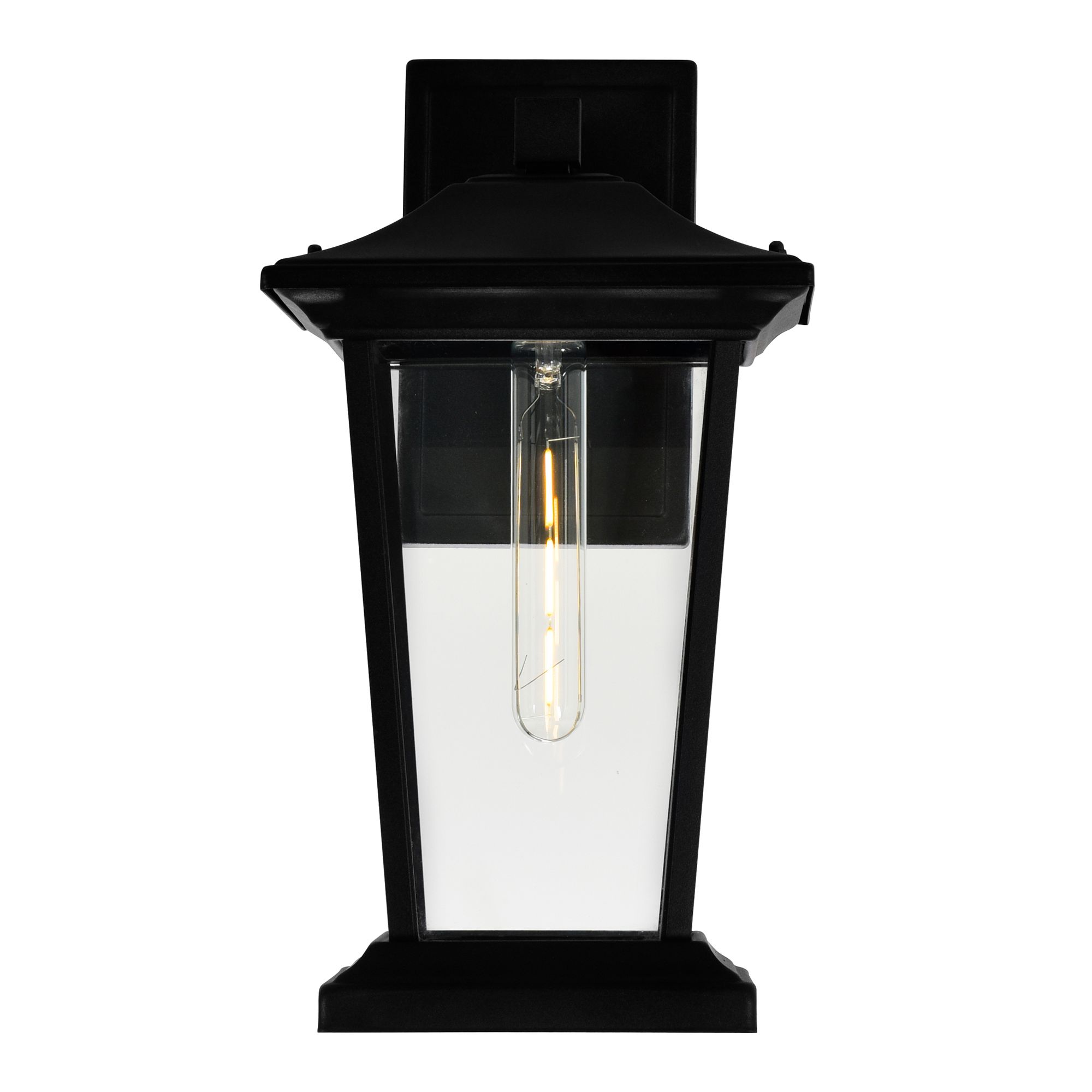 Image 6 Leawood 1 Light 8in Black Outdoor Wall Light more views