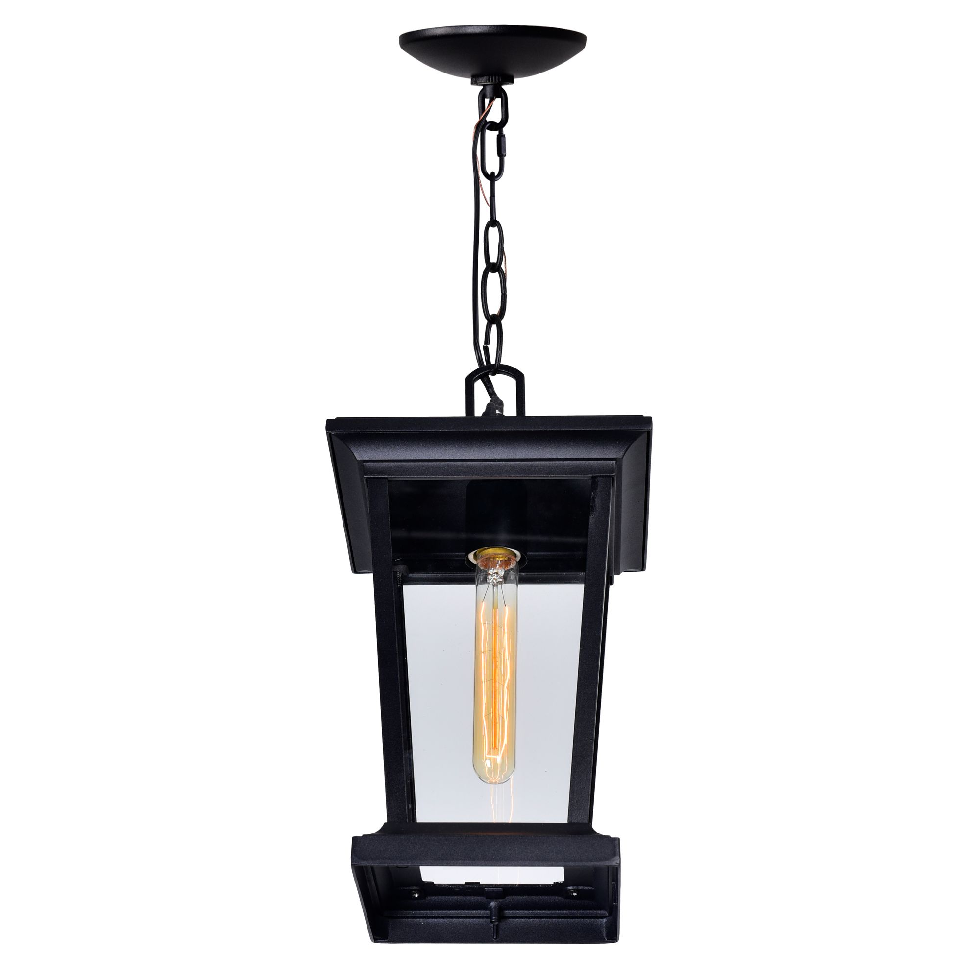 Image 5 Leawood 1 Light Black Outdoor Hanging Light more views