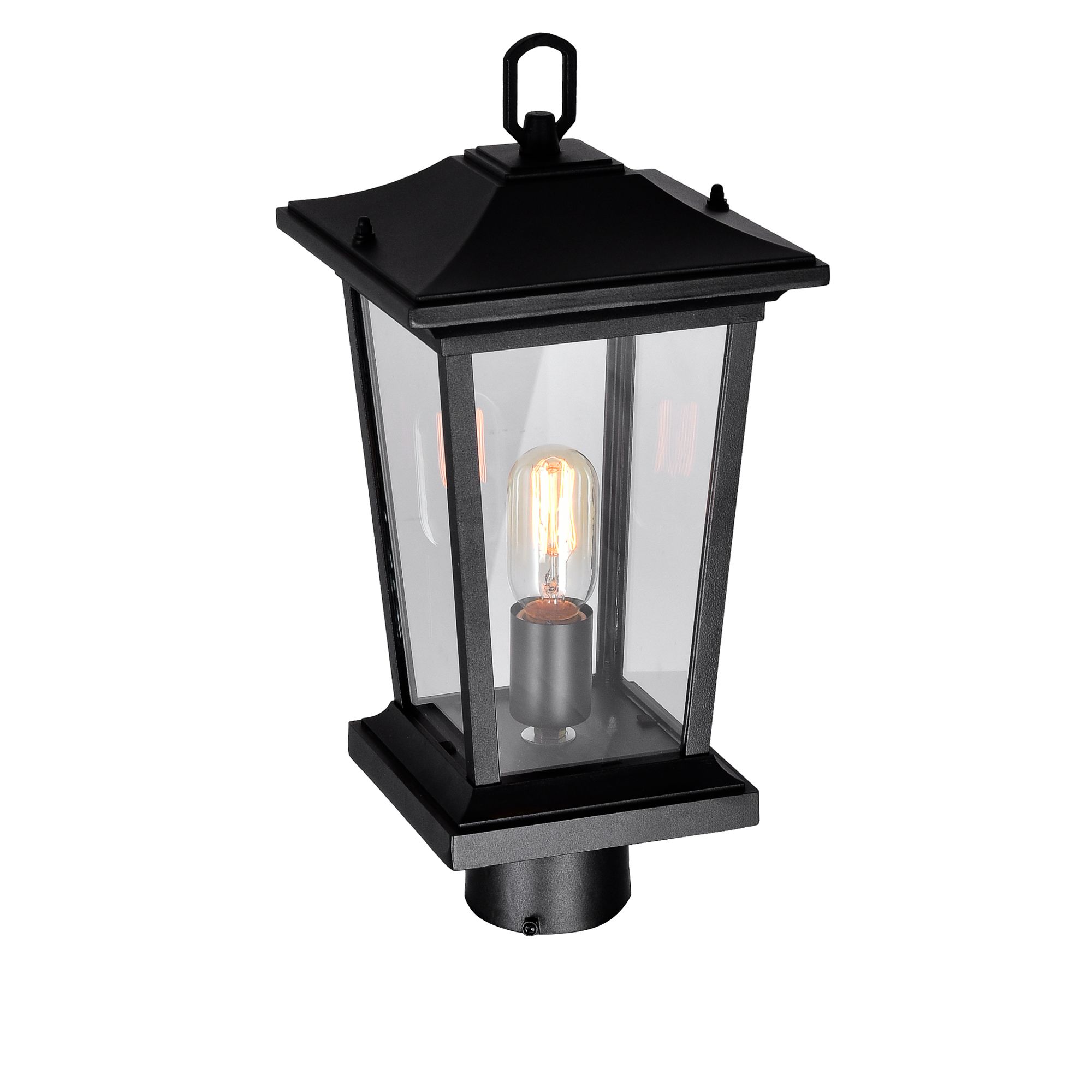 Image 4 Leawood 1 Light Black Outdoor Lantern Head more views