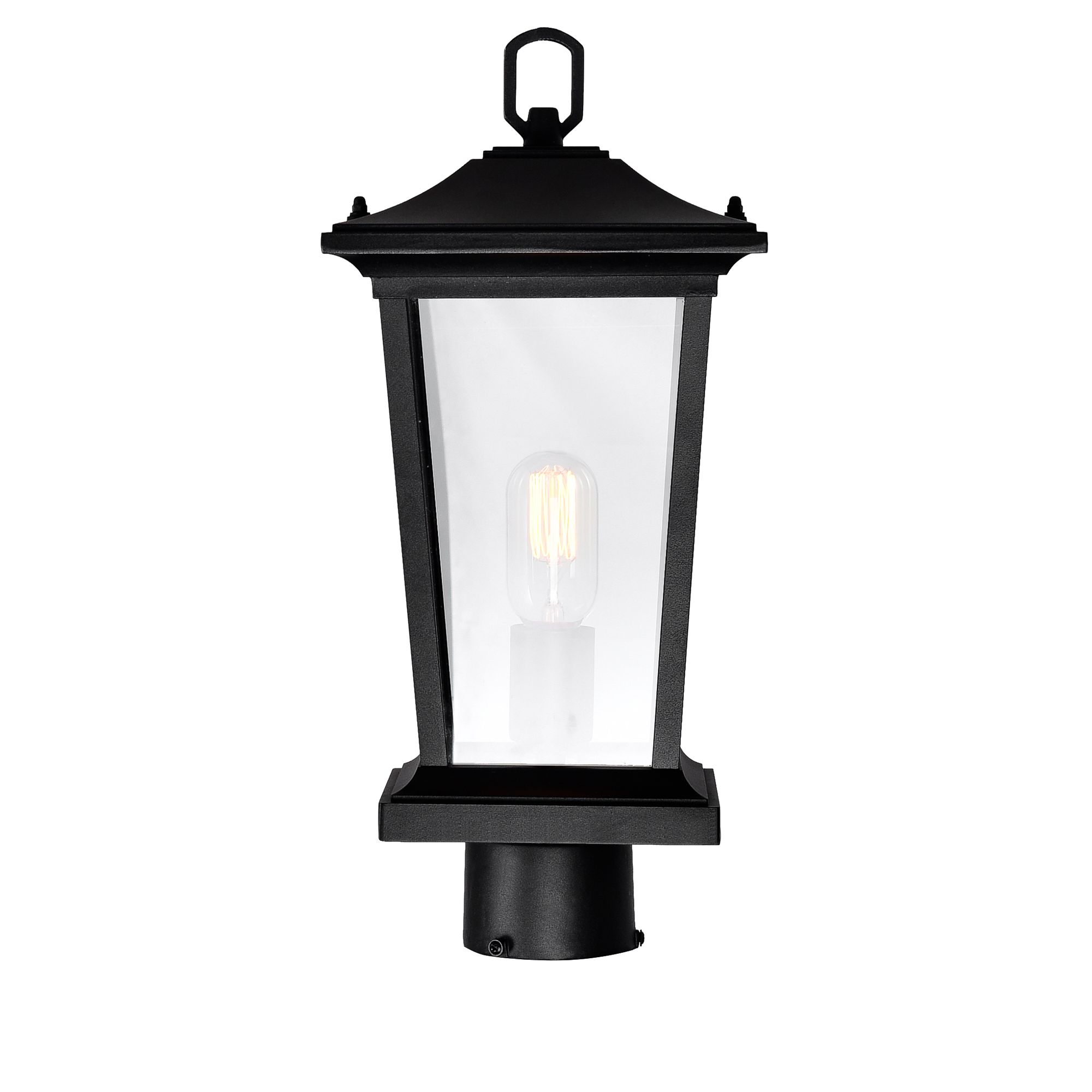 Image 5 Leawood 1 Light Black Outdoor Lantern Head more views