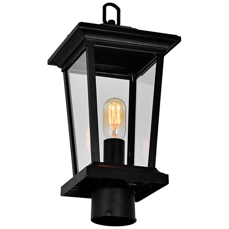 Image 3 Leawood 18" High Black Outdoor Post Light more views