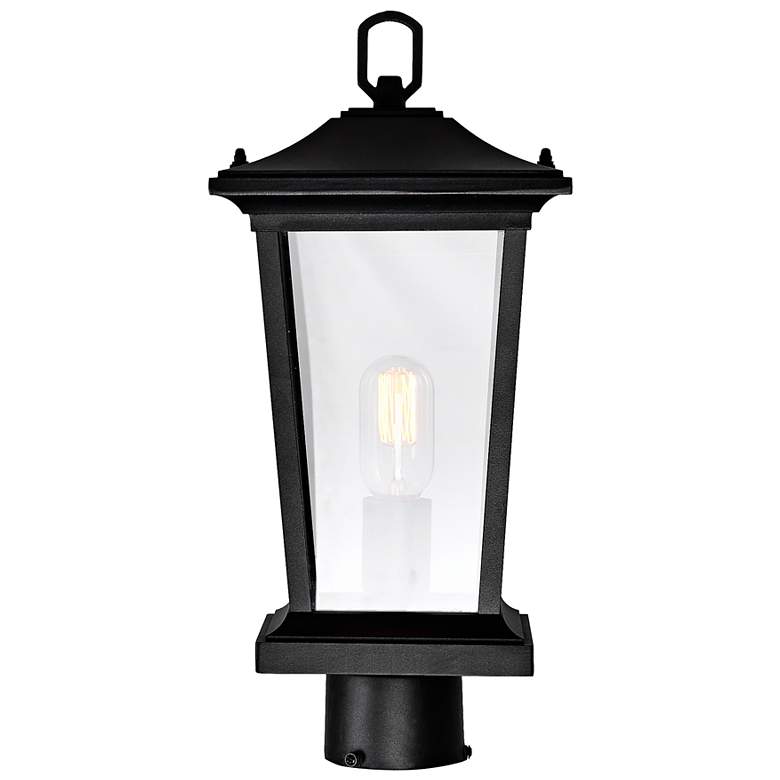 Image 5 Leawood 18" High Black Outdoor Post Light more views