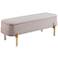 Lebreton Storage Bench Oatmeal Beige