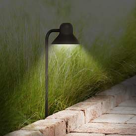 Image5 of LED 10-Piece Landscape Set with Bronze Path Lights and Spotlights more views