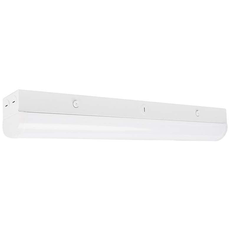 Image 1 LED 2 Ft Linear Strip Light 20W CCT Selectable; 100-277V
