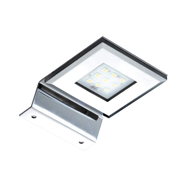 Image 1 LED 3 3/4" Wide Chrome Picture Light
