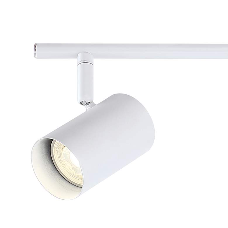 Image 2 LED 30 inch Wide White 4-Light Track Light Kit for Ceiling or Wall more views
