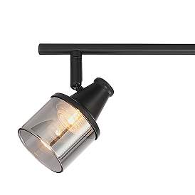 Image2 of LED 31" Wide Black 4-Light Track Light Kit for Ceiling or Wall more views