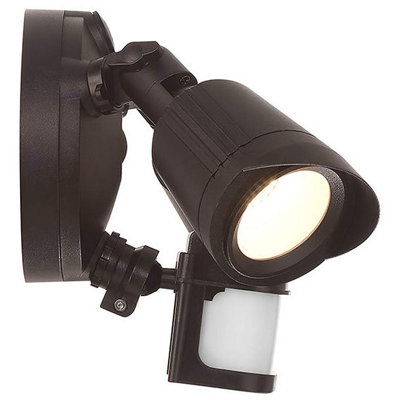 Image 4 LED 3CCT Motion Sensored Double Flood Light in Bronze more views