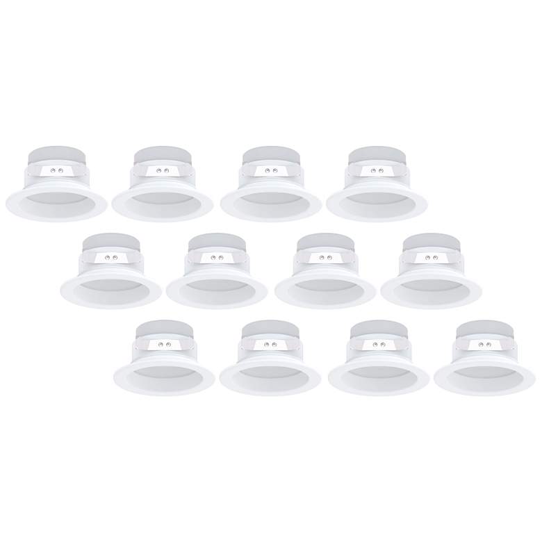 Image 1 LED 4" White 5cct Retrofit Downlights Set of 12