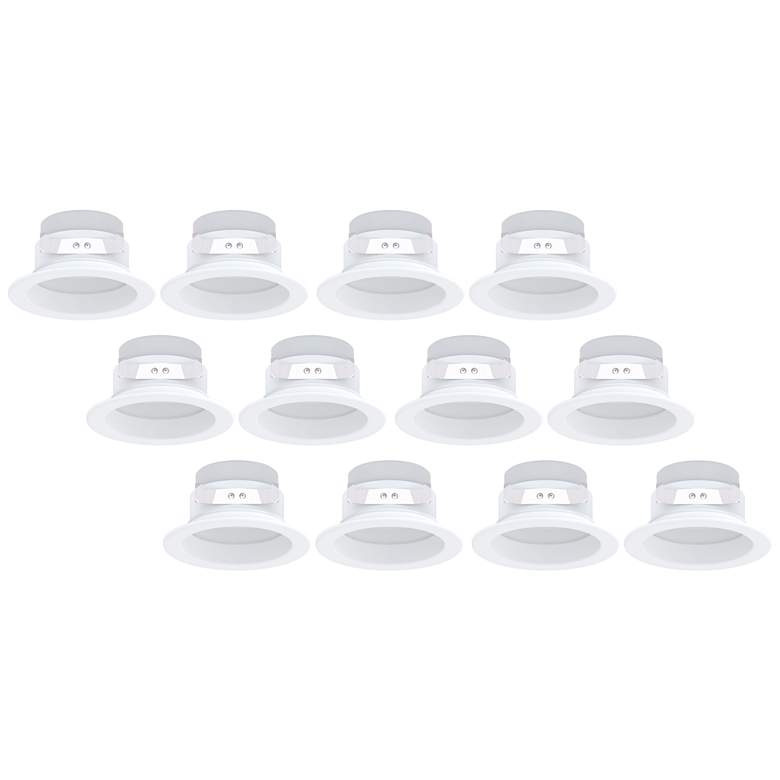 Image 1 LED 4" White 5cct Retrofit Downlights Set of 12